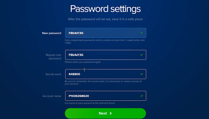نحوه ساخت اکانت پایر