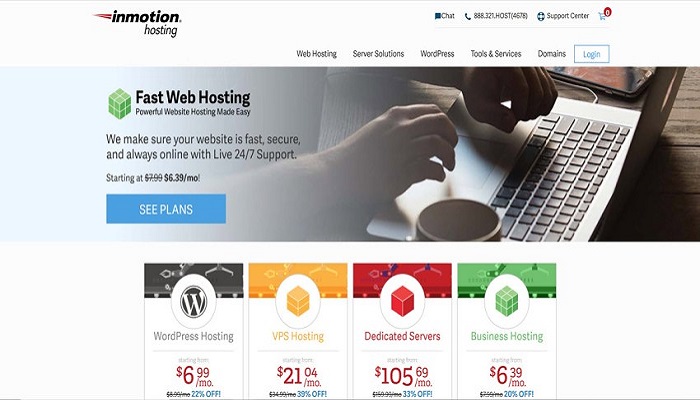 سرویس هاستینگ Inmotion