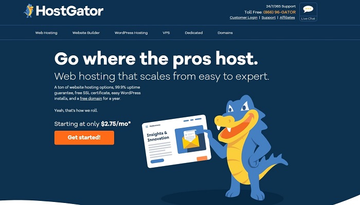 سرویس هاستینگ hostgator
