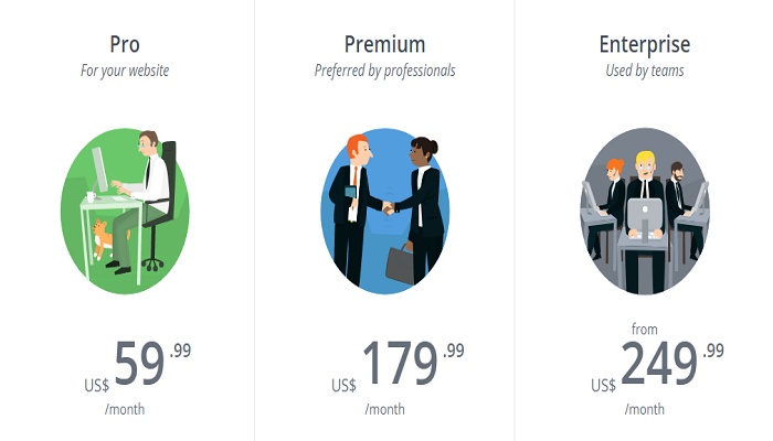 طرح های پولی سایت WooRank