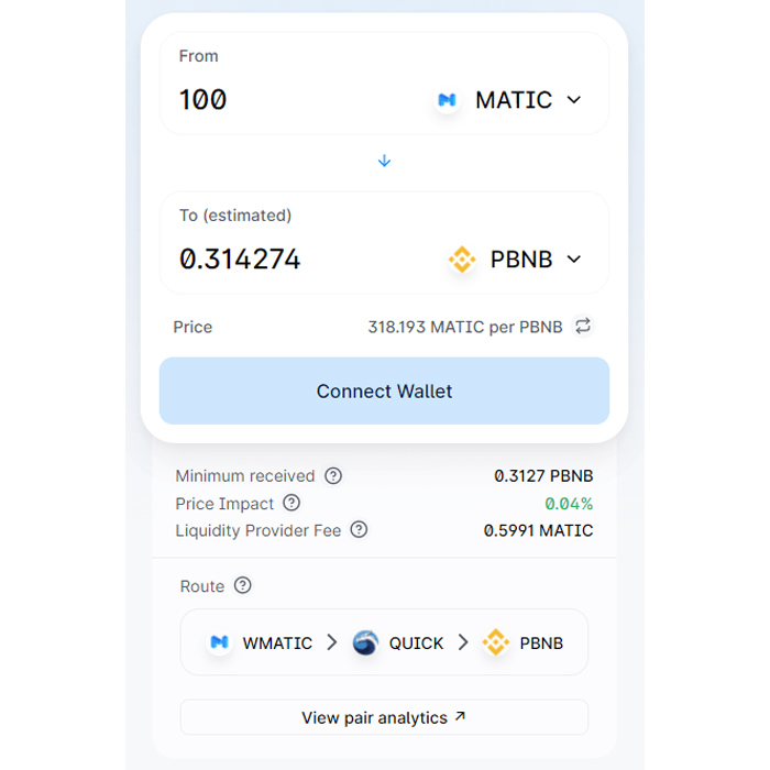 سواپ کردن در کوییک سواپ