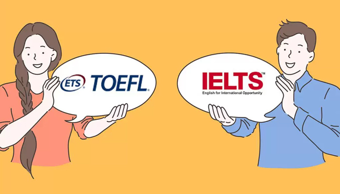 مقایسه نمره آیلتس و تافل