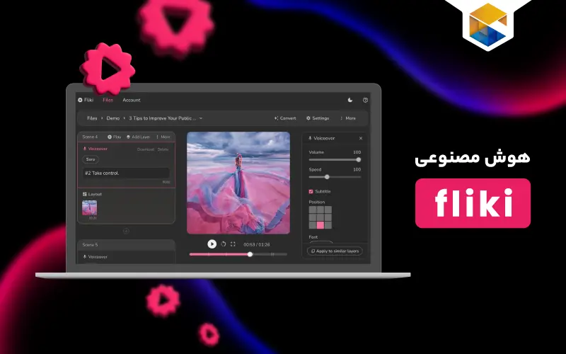 هوش مصنوعی fliki؛ بهترین در تولید محتوای صوتی و تصویری
