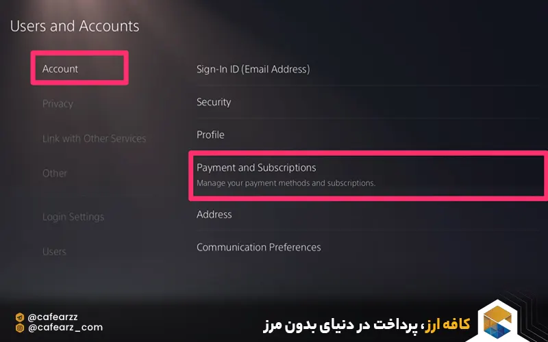 آموزش شارژ حساب playstation 