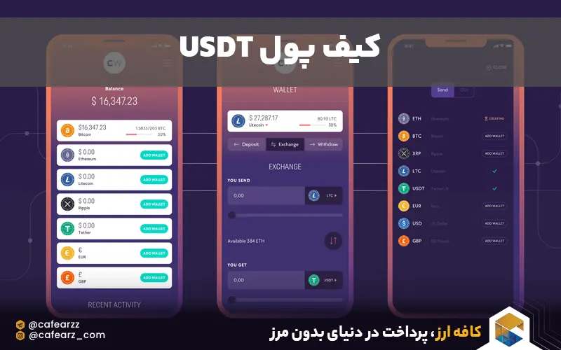 بهترین کیف پول تتر TETHER