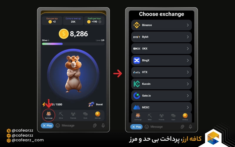 درامد دلاری از Hamster Kombat