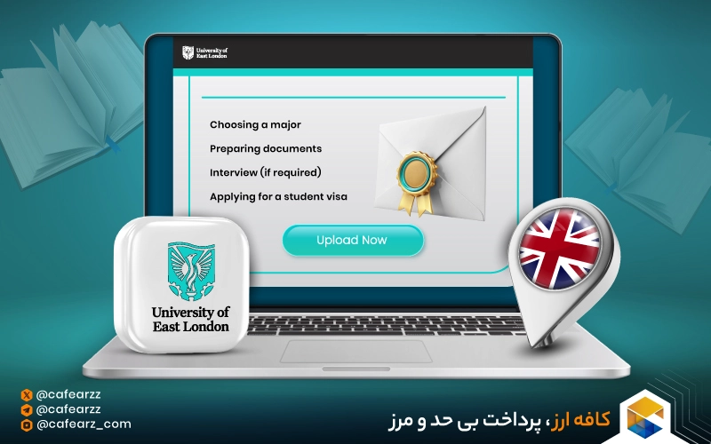 مراحل پذیرش در دانشگاه UEL